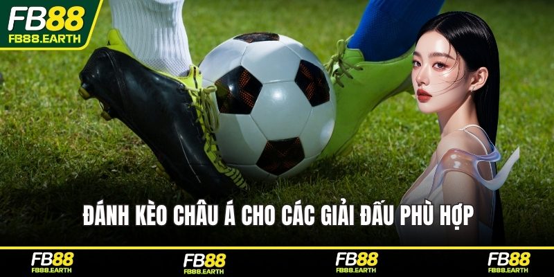 Đánh kèo châu Á cho các giải đấu phù hợp