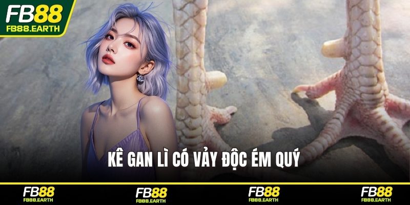 Kê gan lì có vảy độc ém quý 