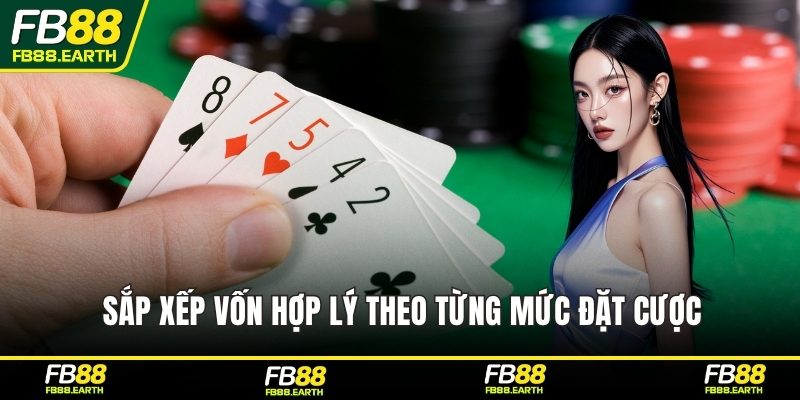 Sắp xếp vốn hợp lý theo từng mức đặt cược